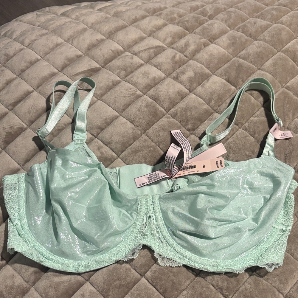 Victoria Secret Light Mint Lace Underwire Bra - Women Intimates & Sleepwear